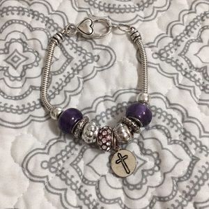 Jewelry - Purple and silver bracelets Jewelry - Purple and silver bracelets
